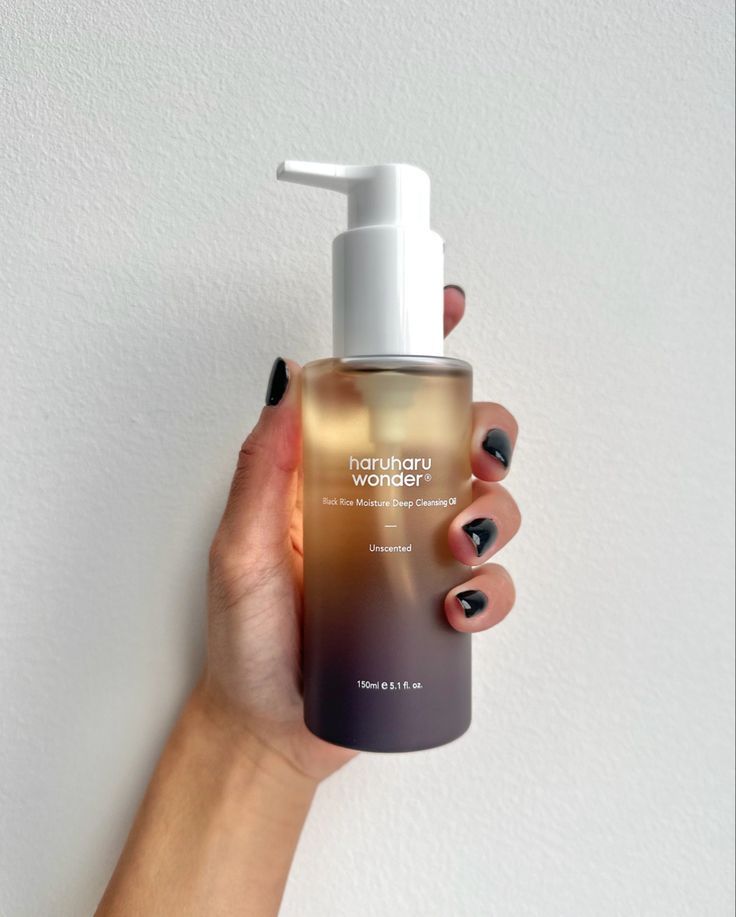 Haruharu Wonder Black Rice Deep Cleansing Oil - Huile démaquillante hydratante au riz noir(150ml)