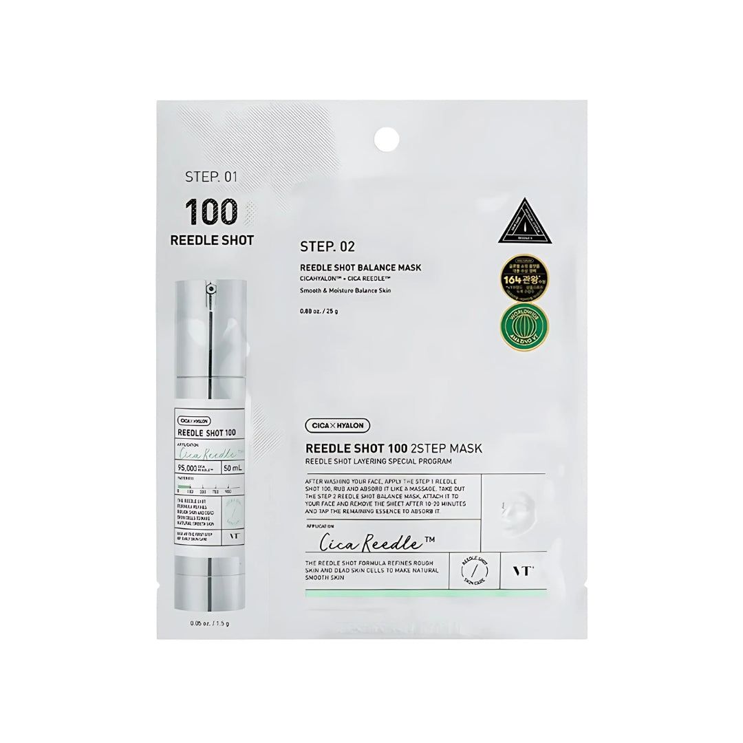 VT COSMETICS - Reedle Shot 100 2-Step Mask