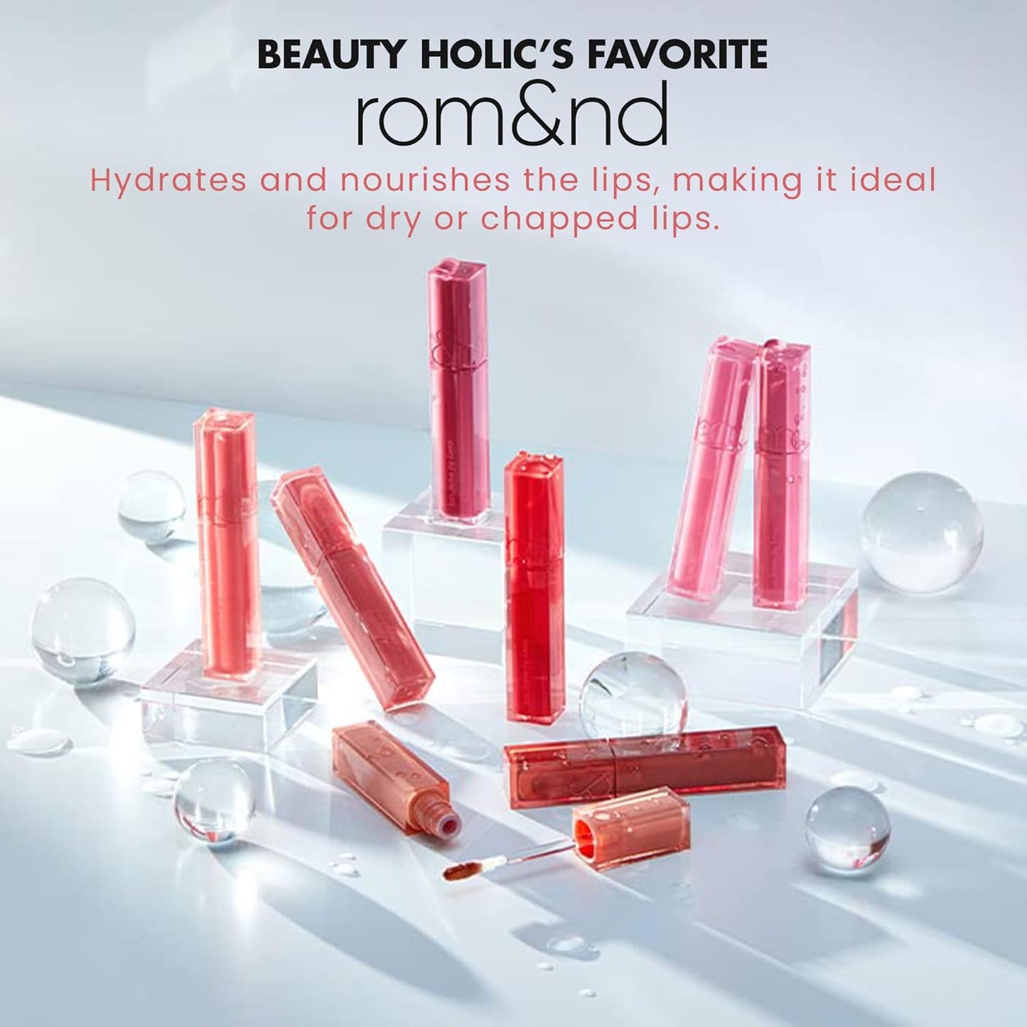 rom&nd DEWY·FUL WATER TINT (10 MURMUR PINK)