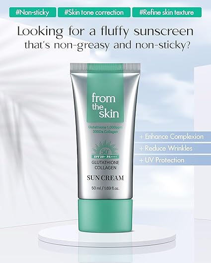 From the skin Glutathione Collagen Sun Cream
