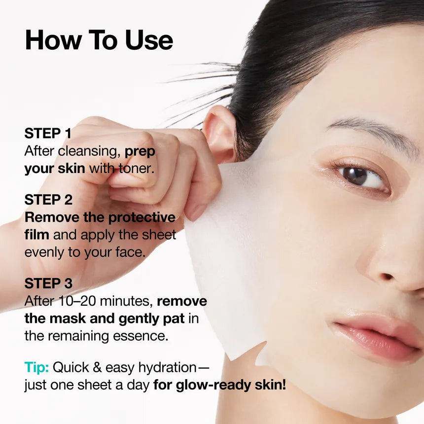 ANUA PDRN HYALURON 100 SERUM MASK (1ea)