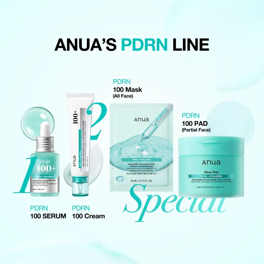 ANUA PDRN HYALURON 100 SERUM MASK (1ea)