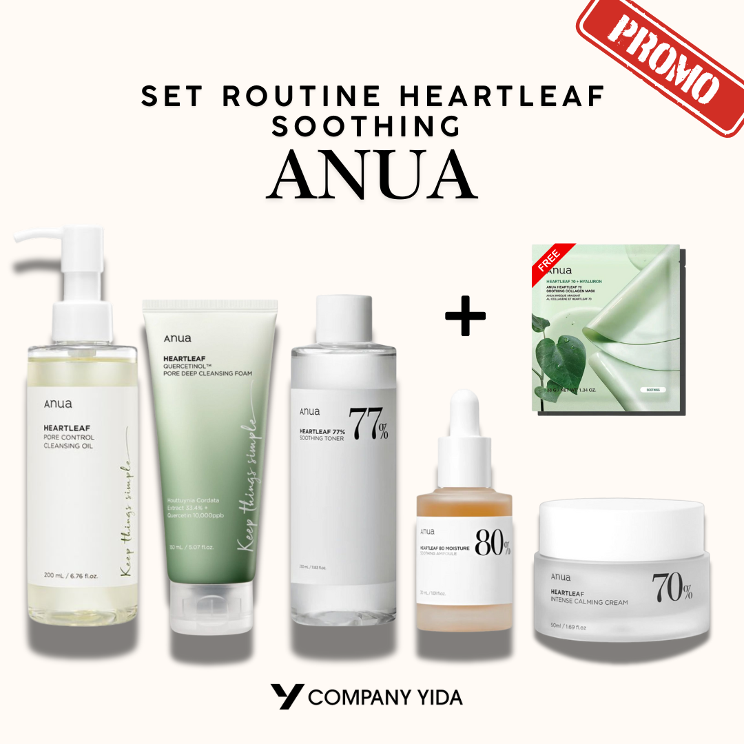 Set Heartleaf Soothing Anua : La Routine Apaisante Ultime pour Peaux Sensibles