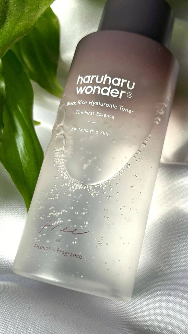 Haruharu wonder - Black Rice Hyaluronic Toner Fragrance Free - Tonique au riz noir et à l'acide hyaluronique sans parfum