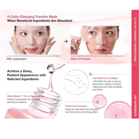 ANUA PEACH 70 NIACIN BRIGHTENING COLLAGEN MASK (1ea)