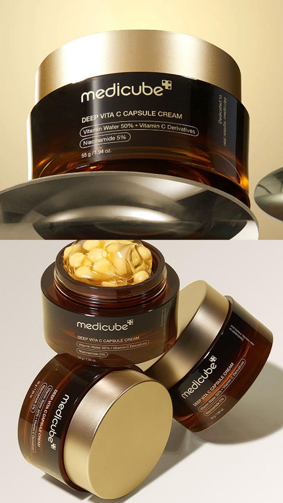 medicube - Deep Vita C Capsule Cream - Whitening Cream 