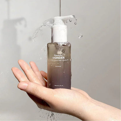 Haruharu Wonder Black Rice Deep Cleansing Oil - Huile démaquillante hydratante au riz noir(150ml)