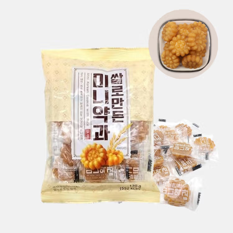 MIGA Mini Yakgwa 120g – Traditional Korean Rice Cakes