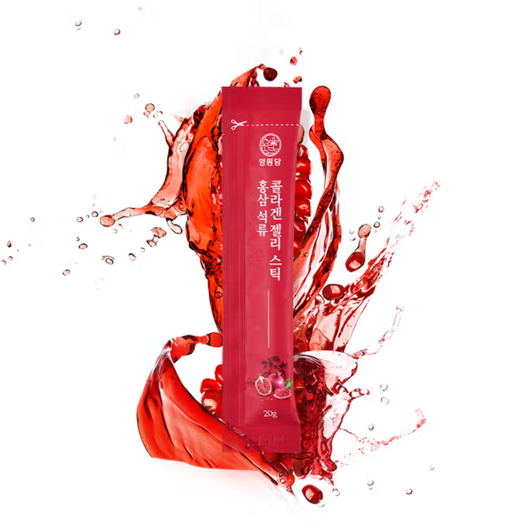 MYEONGWON Pomegranate Ginseng Collagen Jelly Sticks (20g x 14) 280g