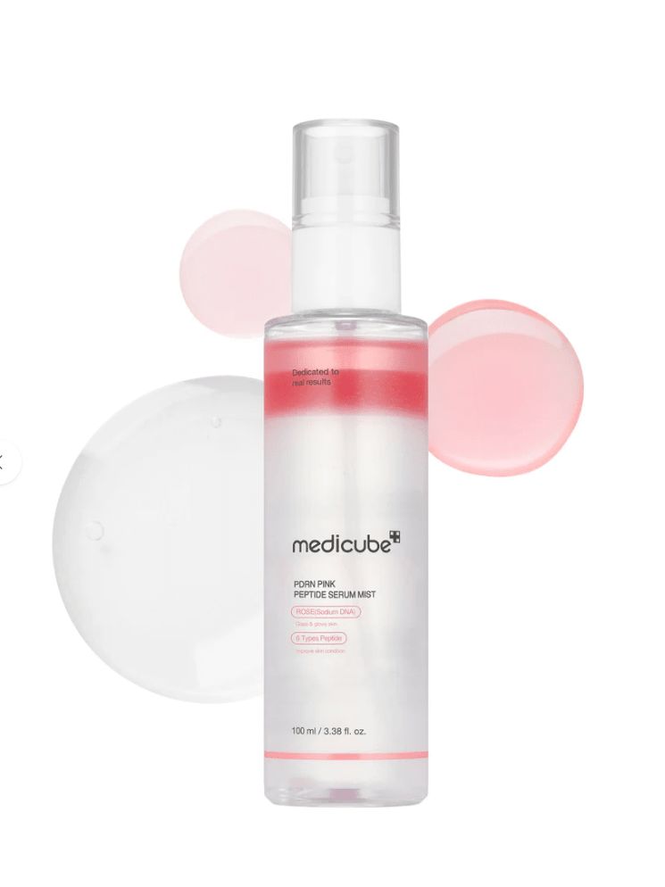 medicube - PDRN Pink Glutathione Serum Mist - Brume sérum PDRN glutathion rose éclaircissant