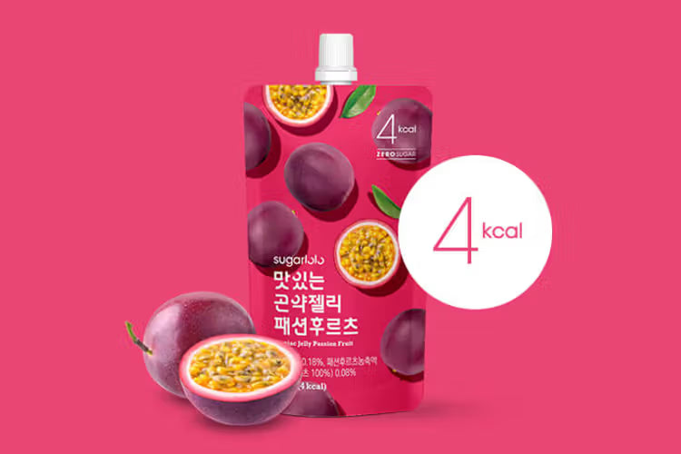 Sugarlolo konjac jelly with passion fruit 150 g