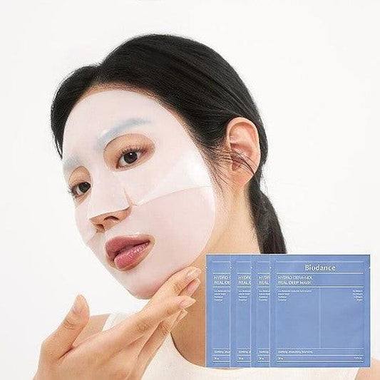 Biodance Hydrogel Overnight Mask Hydro Cera-nol Real Deep Mask 34g Soothing with Panthenol Allantoin and Ivy Extract for Sensitive Skin