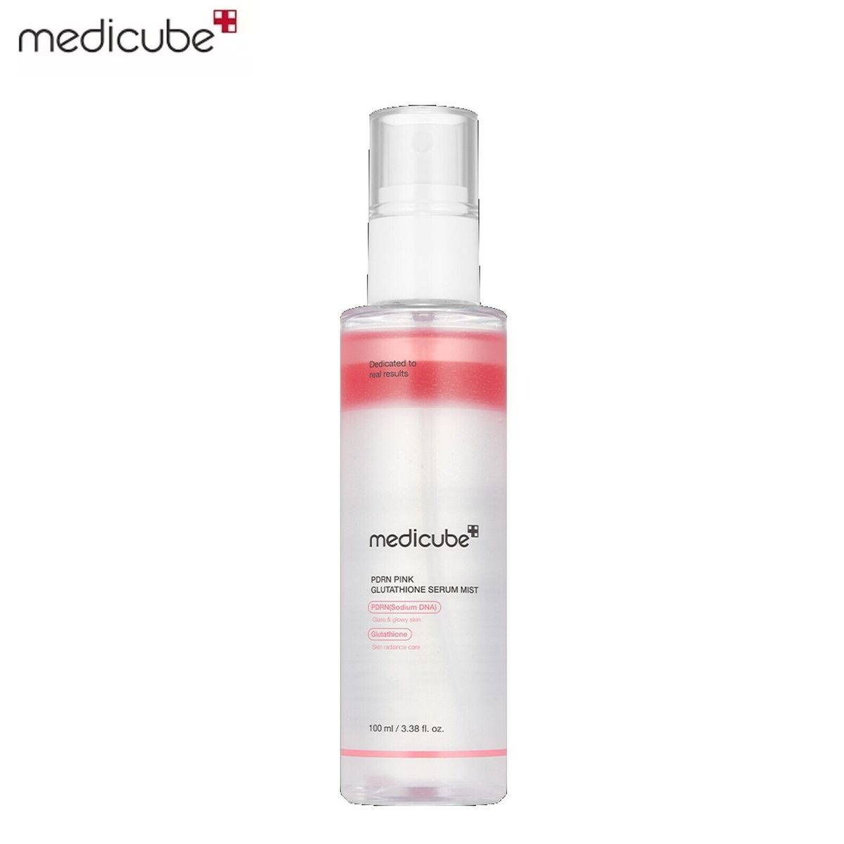 medicube - PDRN Pink Glutathione Serum Mist - Brume sérum PDRN glutathion rose éclaircissant