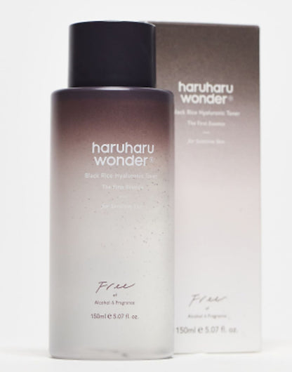 Haruharu wonder - Black Rice Hyaluronic Toner Fragrance Free - Tonique au riz noir et à l'acide hyaluronique sans parfum