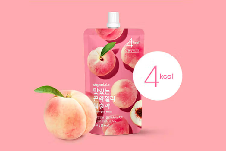 Sugarlolo Peach Konjac Jelly 150g