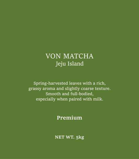 Von Matcha Premium grade 5kg
