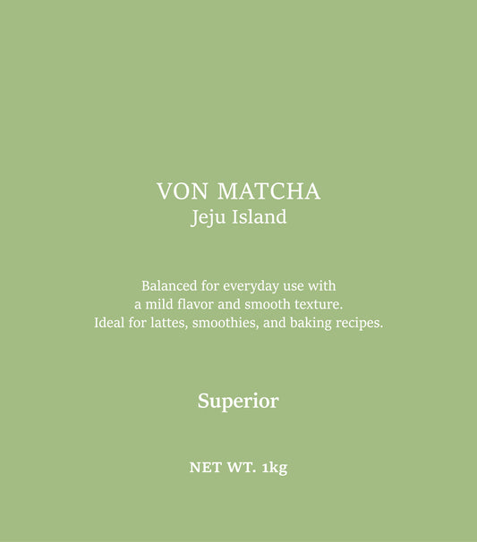 VON MATCHA Superior grade 1KG