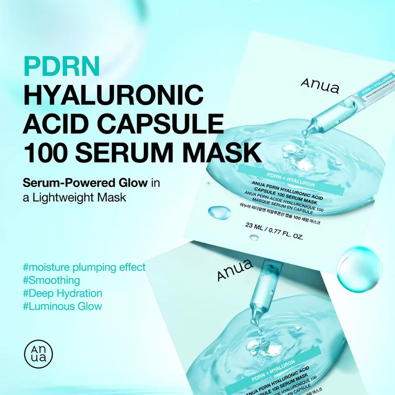 ANUA - PDRN HYALURON 100 SERUM MASK (1ea)