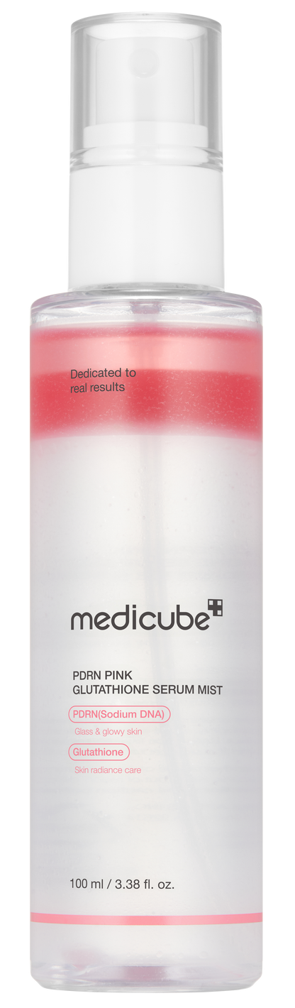 medicube - PDRN Pink Glutathione Serum Mist - Brume sérum PDRN glutathion rose éclaircissant (100ml)