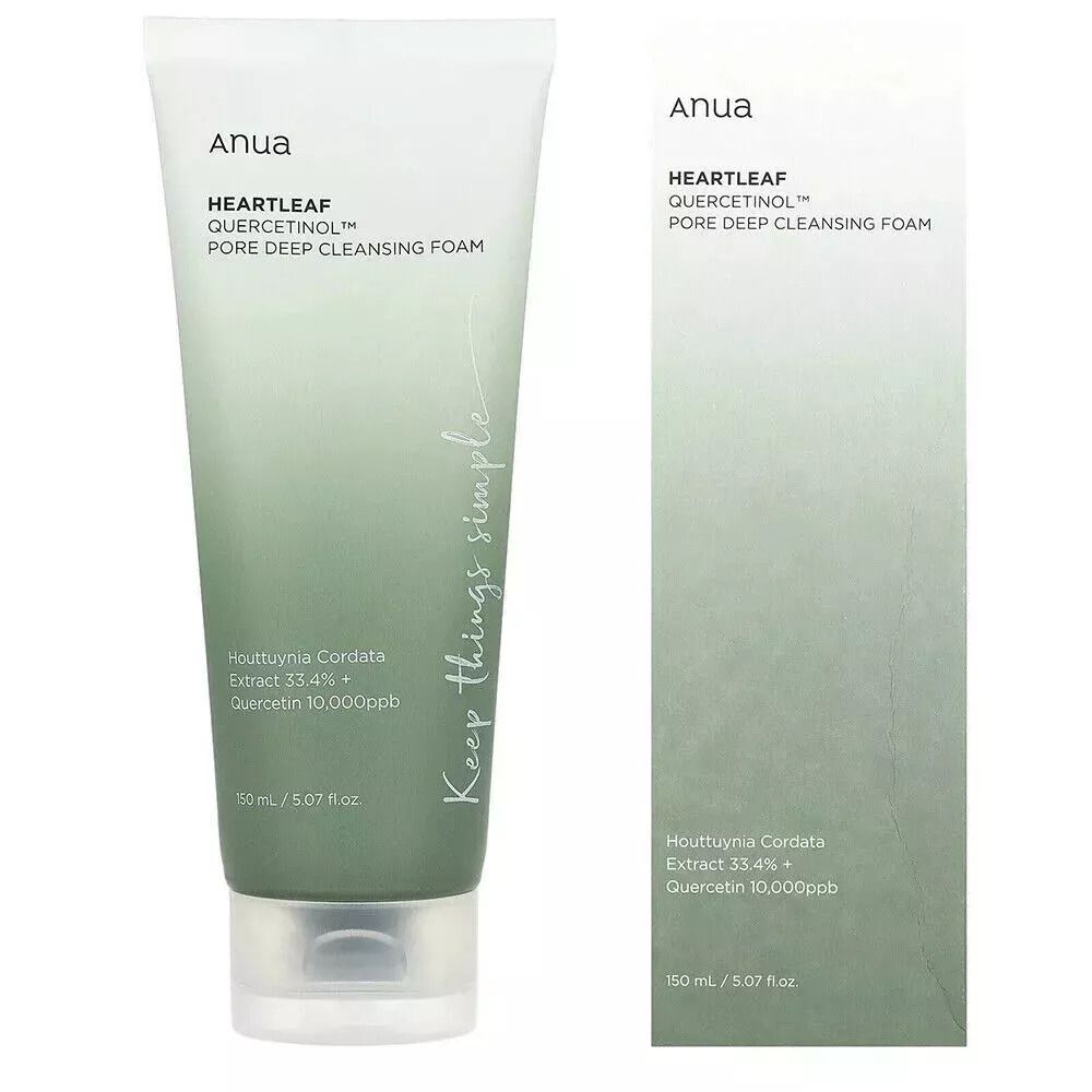 HEARTLEAF QUERCETINOL PORE DEEP CLEANSING FOAM (150ML)