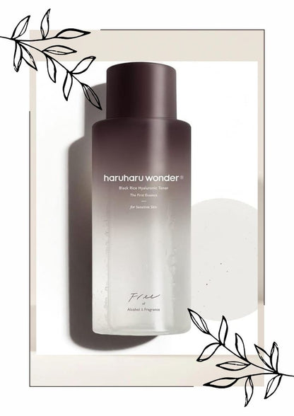 Haruharu wonder - Black Rice Hyaluronic Toner Fragrance Free - Tonique au riz noir et à l'acide hyaluronique sans parfum
