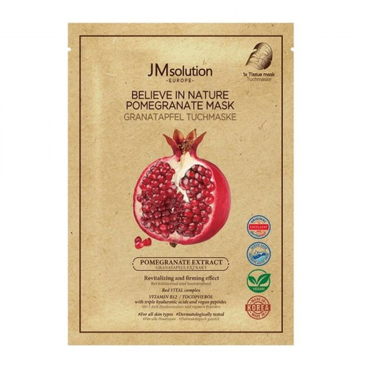 JMSOLUTION Believe in Nature Pomegranate Mask  (1ea)
