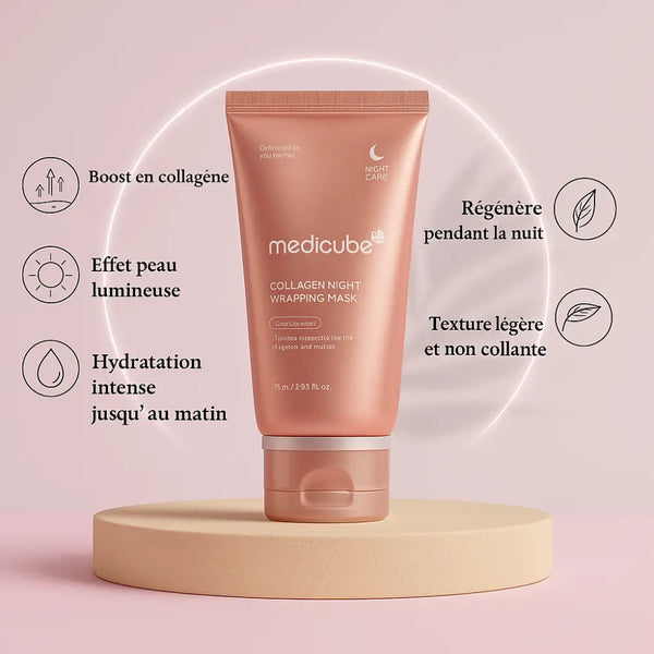 MEDICUBE - COLLAGEN NIGHT WRAPPING MASK (75ML) 