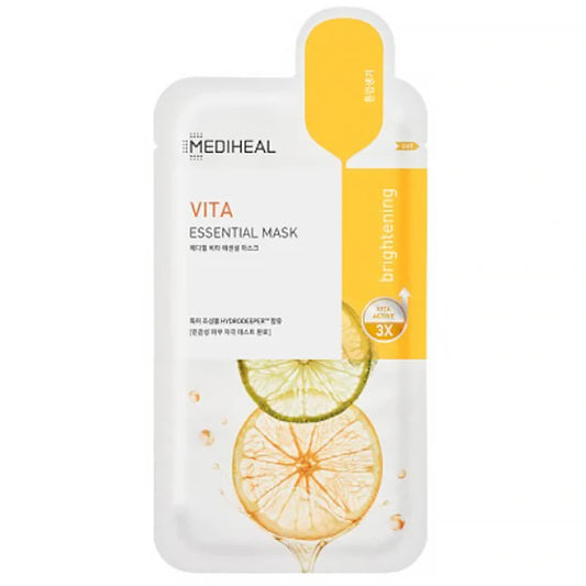MEDIHEAL Vita Essential Mask (1 pièce) | Éclat & Anti-Fatigue