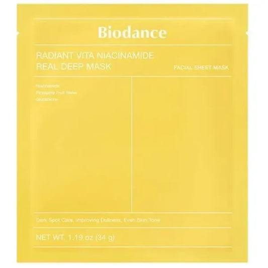 BIODANCE Radiant Vita Niacinamide Real Deep Mask 1 ea